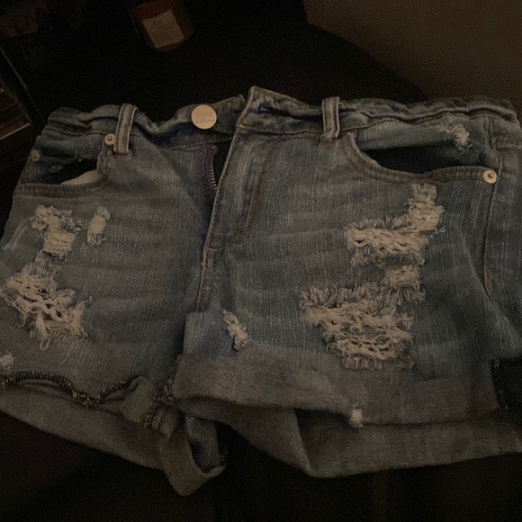 Vintage Pants - Shorts Blue Jeans